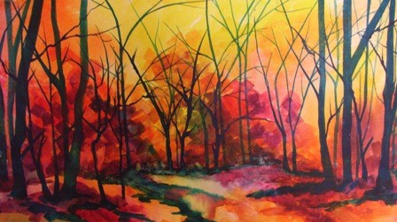 autumn landscape paintings