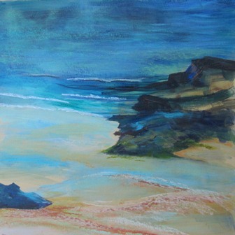 Godrevy Beach, St Ives, Cornwall