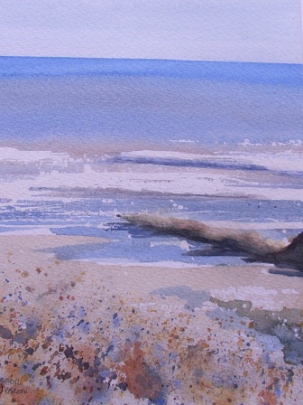 beach painting